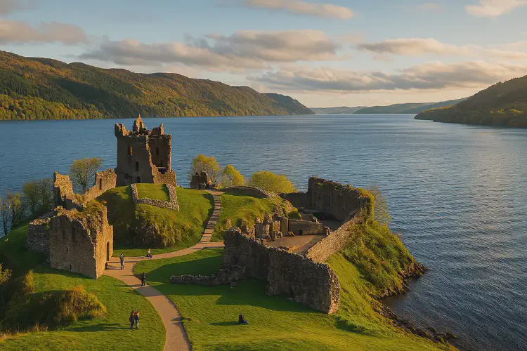 Urquhart Castle by Loch Ness